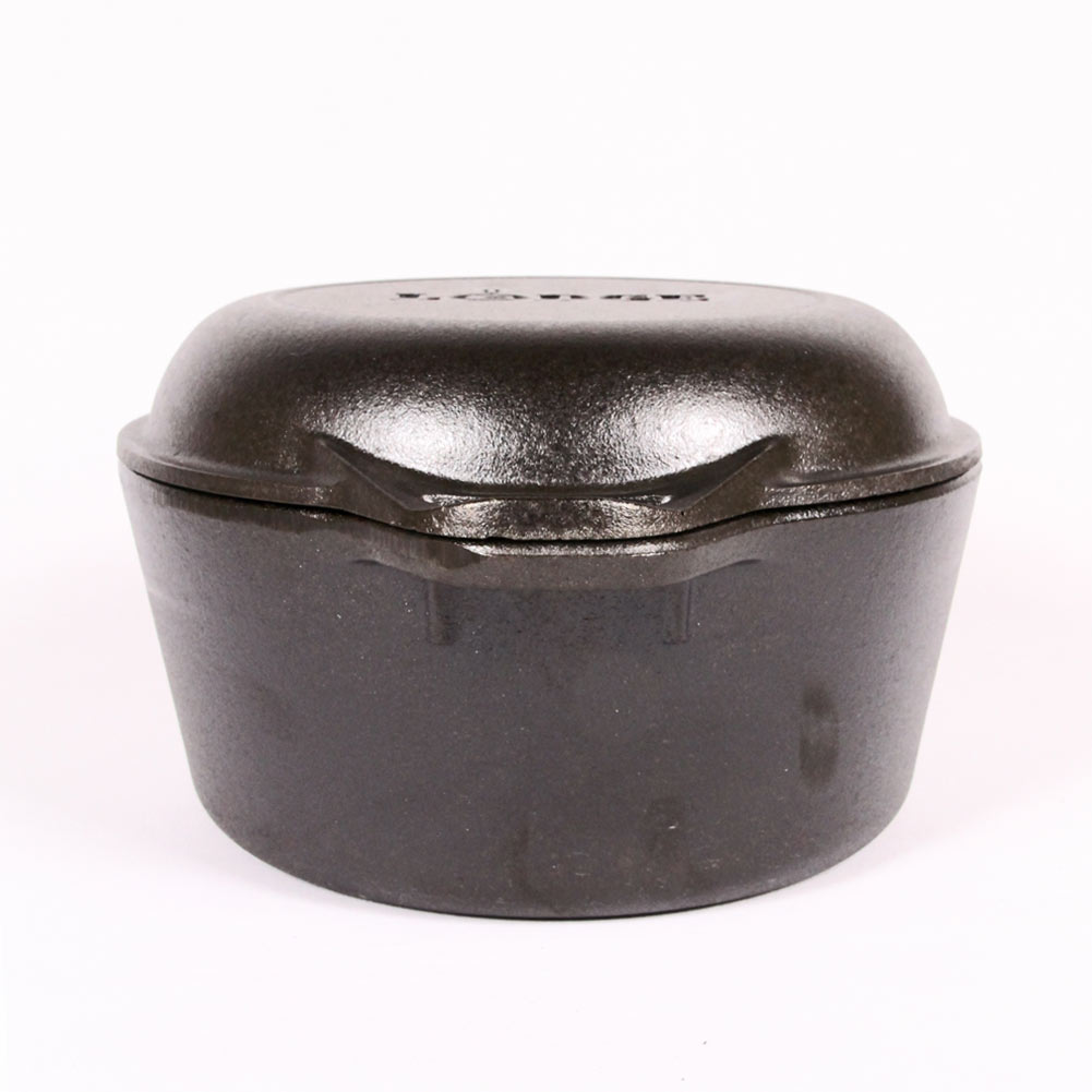 5 QUART CAST IRON DOUBLE DUTCH OVEN / ロッジ 5クオート キャストアイアン ダブル ダッチオーブン